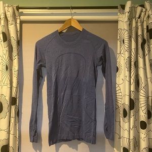 LULU LEMON Indigo Swiftly Tech Long Sleeve 2.0